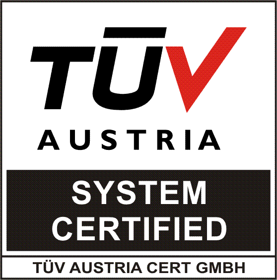 Tuv Austria System Certified